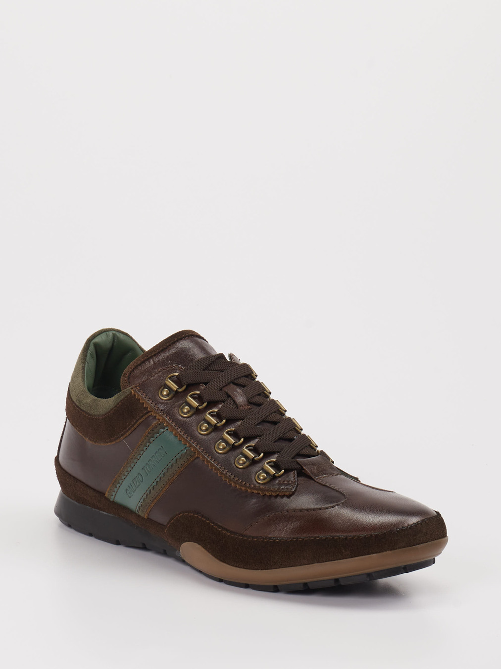 Galizio Torresi – Sneaker aus Kalbleder braun