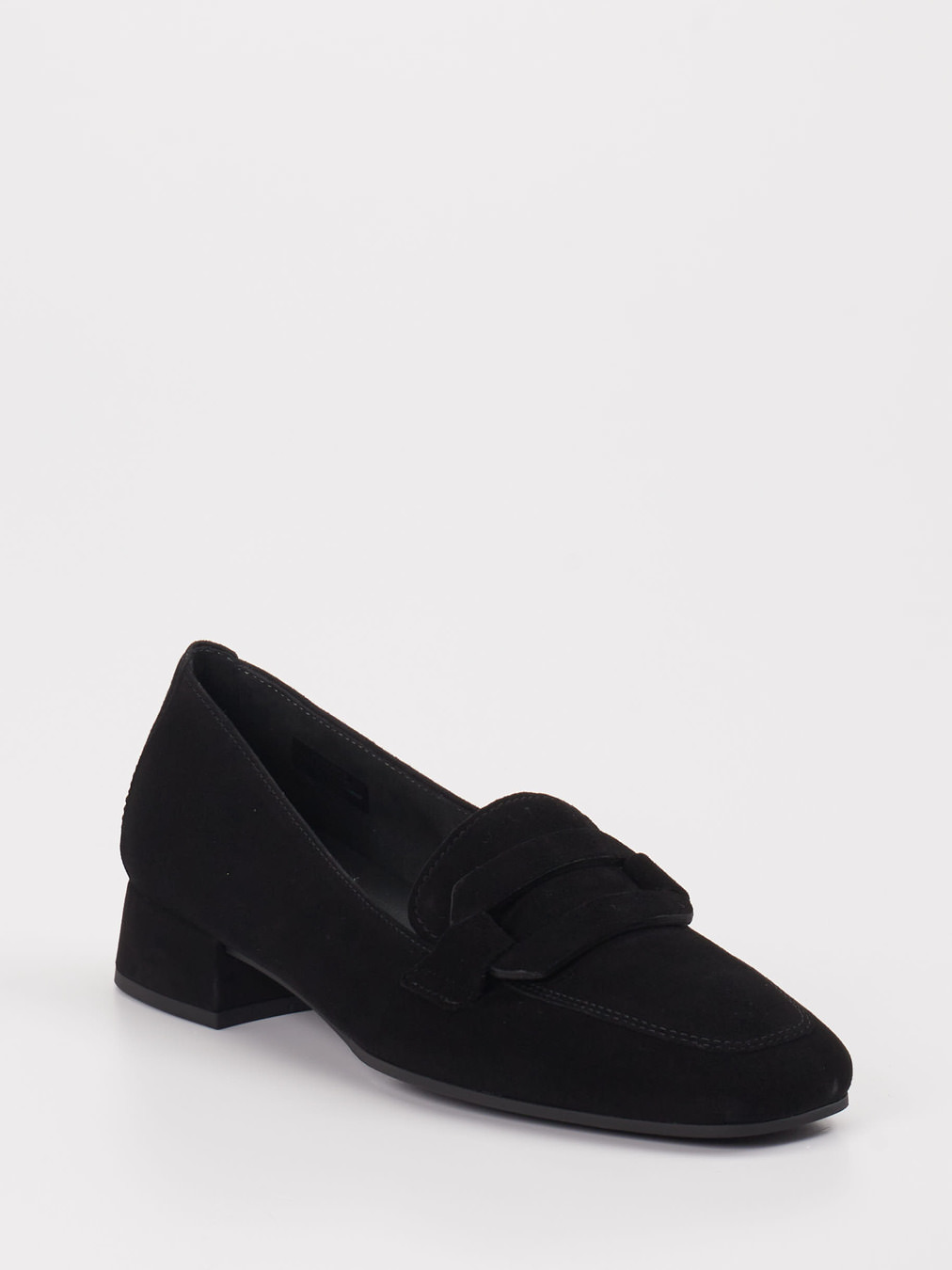 Gabor – Loafer aus Veloursleder Schwarz