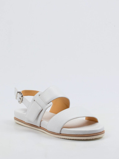 Truman's – Komfortsandale aus Hirschleder Offwhite