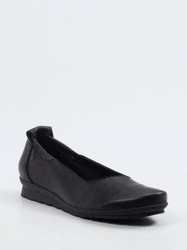 Arche – Ballerina aus Elchleder in Schwarz