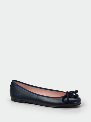 Pretty Ballerinas – Ballerinas aus Lammleder marineblau