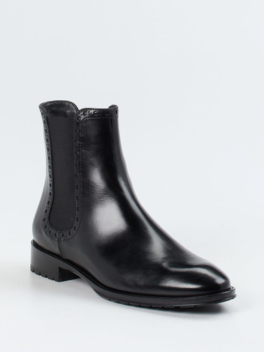 Truman's – Chelsea Boots aus Kalbleder Schwarz