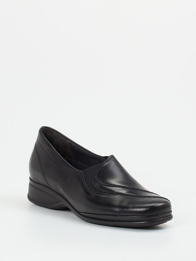 Semler – Komfort-Loafer aus Kalbleder schwarz