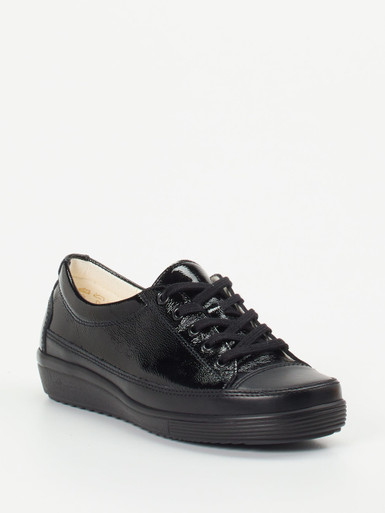 Christian Dietz – Komfort-Sneaker aus Lackleder Schwarz