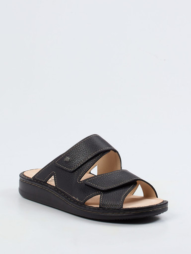 Finn Comfort – Pantolette aus Kalbleder schwarz