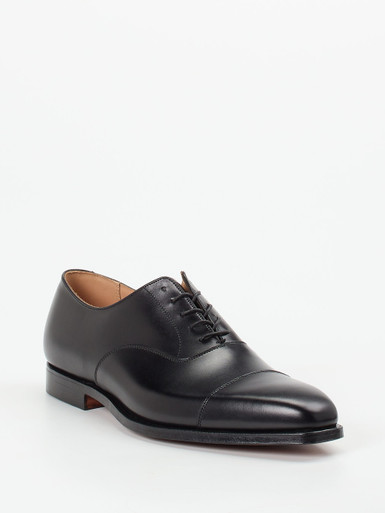 Crockett & Jones – Oxford-Schuhe aus Kalbleder Schwarz