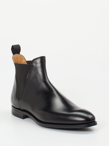 Crockett & Jones – Chelsea Boots aus Kalbleder schwarz