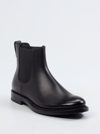 Tod's – Chelsea Boots aus Kalbleder Schwarz