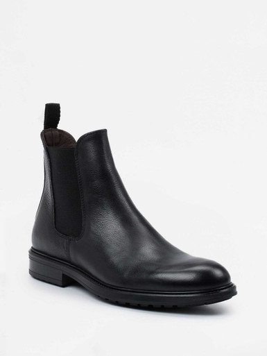 Ralph Harrison – Chelsea Boots aus Kalbleder schwarz