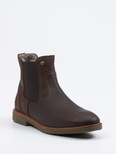 Panama Jack – Chelsea-Stiefelette aus Fettleder braun