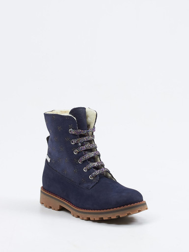 Ralph Harrison Classic – Schnürboots aus Nubukleder Dunkelblau