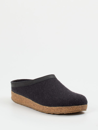 Haflinger – Hausschuhe aus Schurwolle in Anthrazit