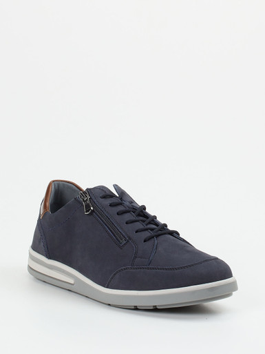 Waldläufer – Komfort-Sneaker aus Nubukleder Nachtblau