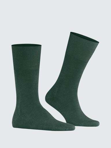 Falke – Business-Socken aus Merinowolle dunkelgrün