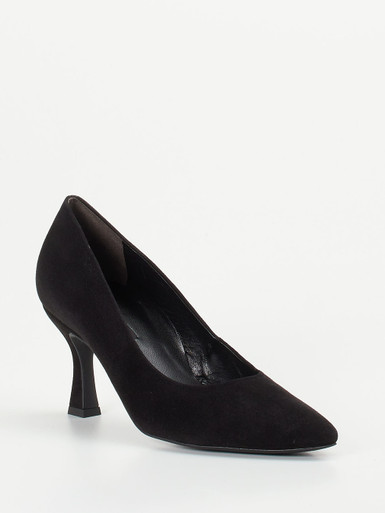 Paul Green – Pumps aus Veloursleder tiefschwarz