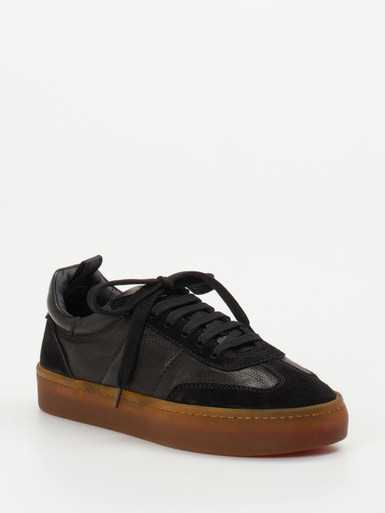 Officine Creative – Sneaker aus Veloursleder Schwarz