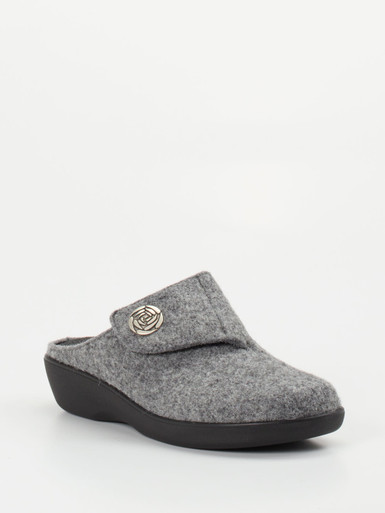 Berkemann – Pantoletten aus Filz in Grau