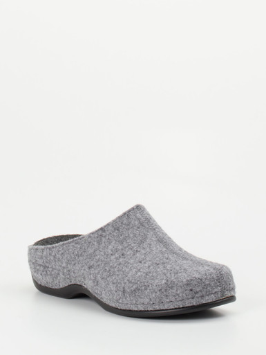 Berkemann – Filzpantoffeln aus Wolle in Grau