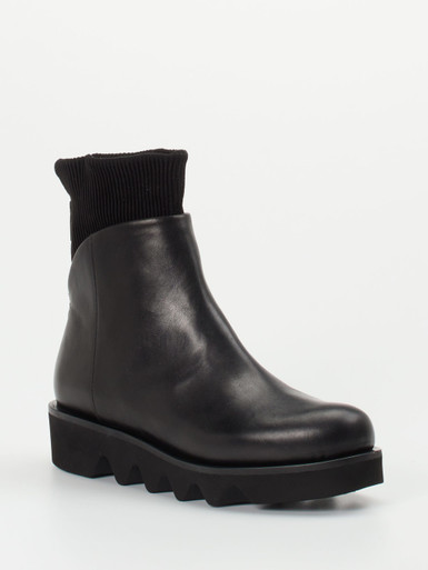 Patrizia Bonfanti – Stiefelette aus Kalbleder Schwarz