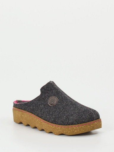 Rohde – Pantoffeln aus Filz in Anthrazitgrau
