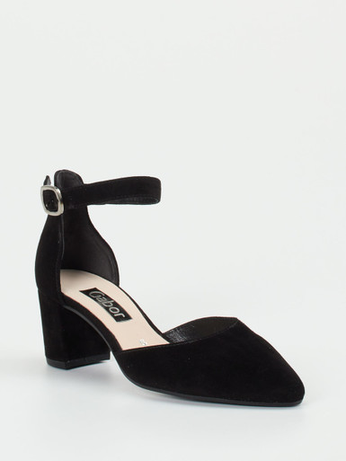 Gabor – Pumps aus Veloursleder in Schwarz