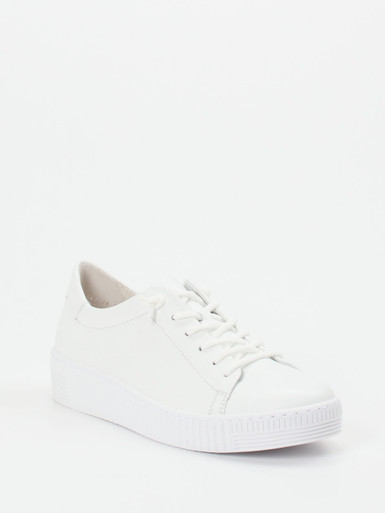 Gabor – Sneaker aus Hirschleder in Weiß