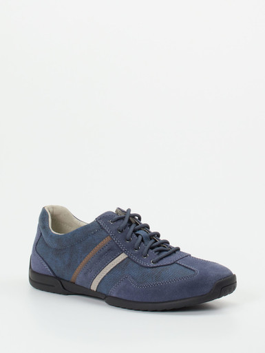 Pius Gabor – Sneaker aus Veloursleder jeansblau