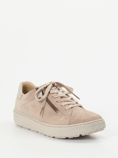 Hartjes – Sneaker aus Veloursleder beige