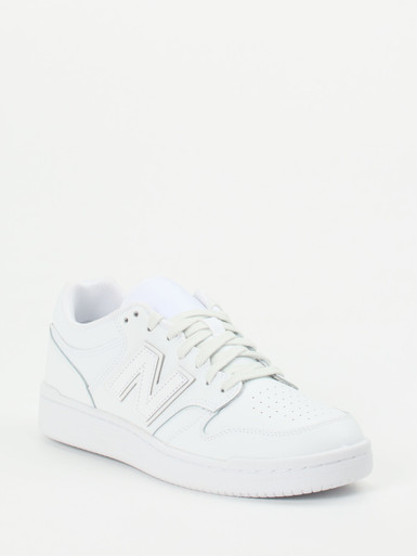 New Balance – Sneaker aus Kalbleder weiß