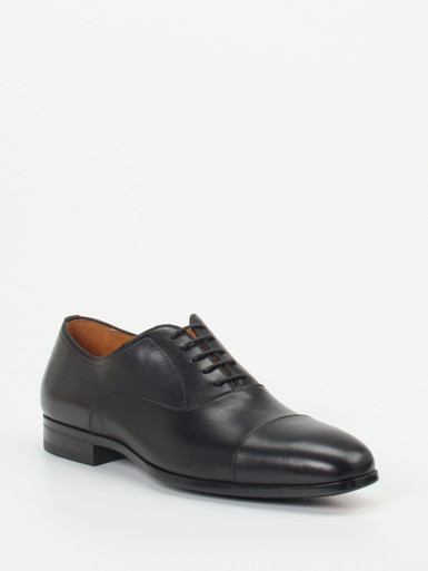 Magnanni – Oxford-Schnürschuh aus Kalbleder schwarz