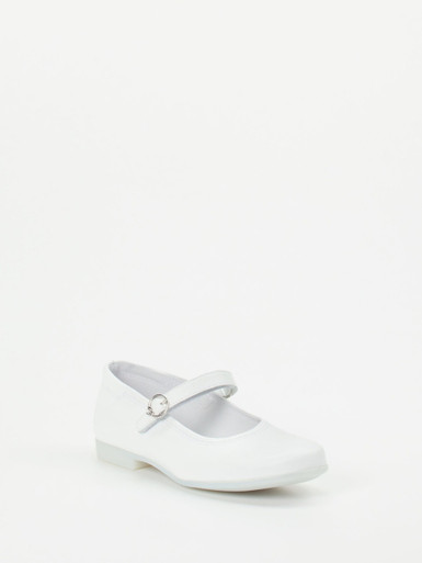 Ralph Harrison Classic – Mary Jane aus Kalbleder Weiß