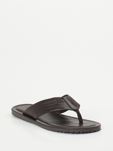 Ralph Harrison – Zehentrenner aus Kalbleder dunkelbraun