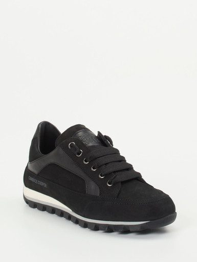 Candice Cooper – Sneaker aus Nubukleder Schwarz