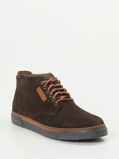 Pius Gabor – Mid-Cut Sneaker aus Veloursleder braun