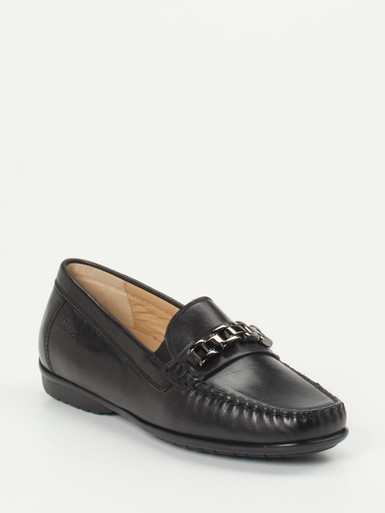 Sioux – Loafer aus Lammleder in Schwarz