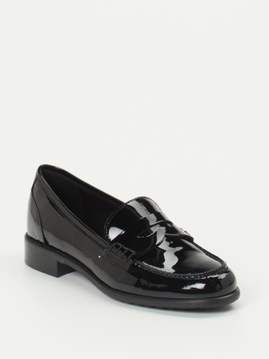 Mannori – Loafer aus Lackleder schwarz