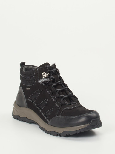 Josef Seibel – Wanderschuhe aus Nubukleder schwarz