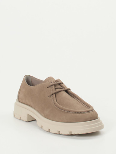 Candice Cooper – Schnürschuh aus Nubukleder sandbeige