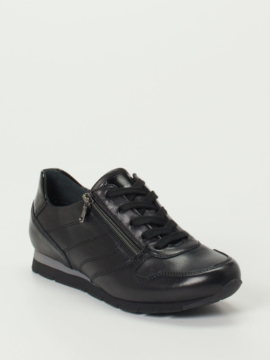 Semler – Komfort-Sneaker aus Kalbleder schwarz