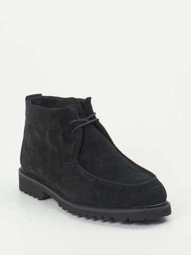 Ludwig Reiter – Desert Boots aus Veloursleder Schwarz