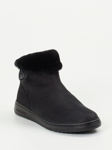 Candice Cooper – Stiefeletten aus Nubukleder Schwarz