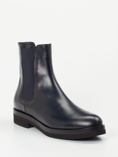 Truman's – Chelsea Boots aus Kalbleder Dunkelblau
