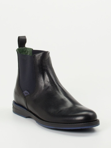 Galizio Torresi – Chelsea Boots aus Kalbleder Schwarz