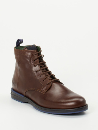 Galizio Torresi – Schnürboots aus Kalbleder Dunkelbraun