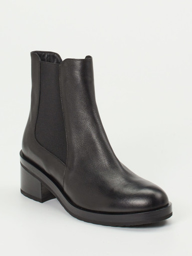 Truman's – Chelsea Boots aus Kalbleder schwarz