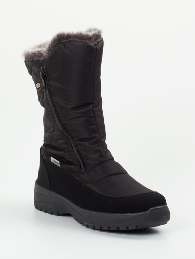 Lackner – Thermoboots aus Nylon Schwarz mit Spikes