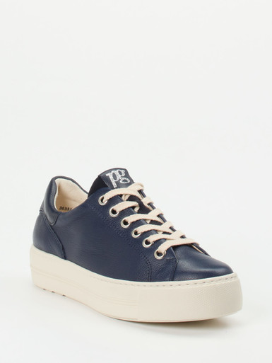 Paul Green – Sneaker aus Kalbleder Dunkelblau