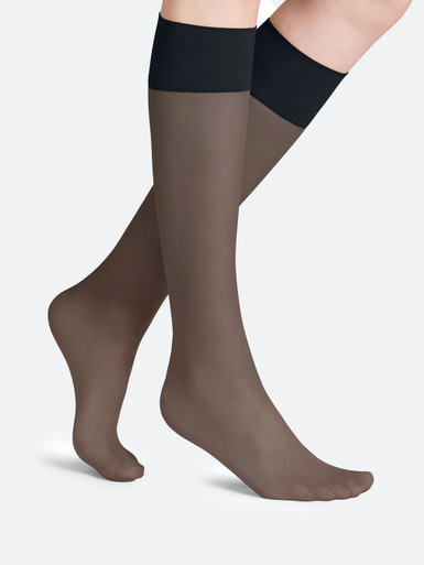 Pure Matt 50 DEN Damenkniestrümpfe