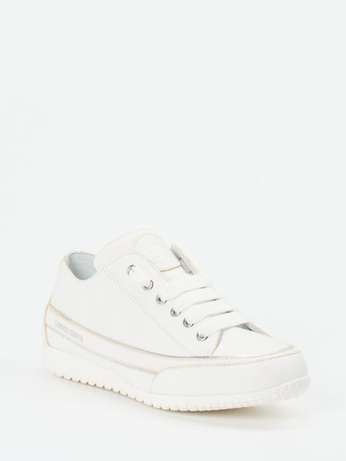 Candice Cooper – Sneaker aus Lammleder Weiß
