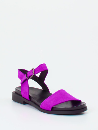 Arche – Riemchensandale aus Nubukleder Pink-Violett